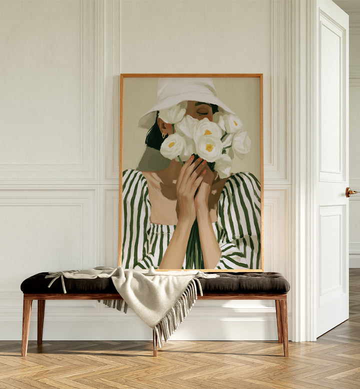 WHITE HAT RANUNCULUS
