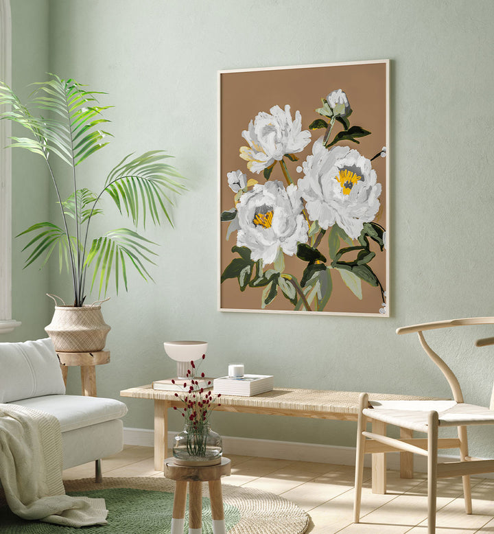 WHITE PEONY BLOSSOMS