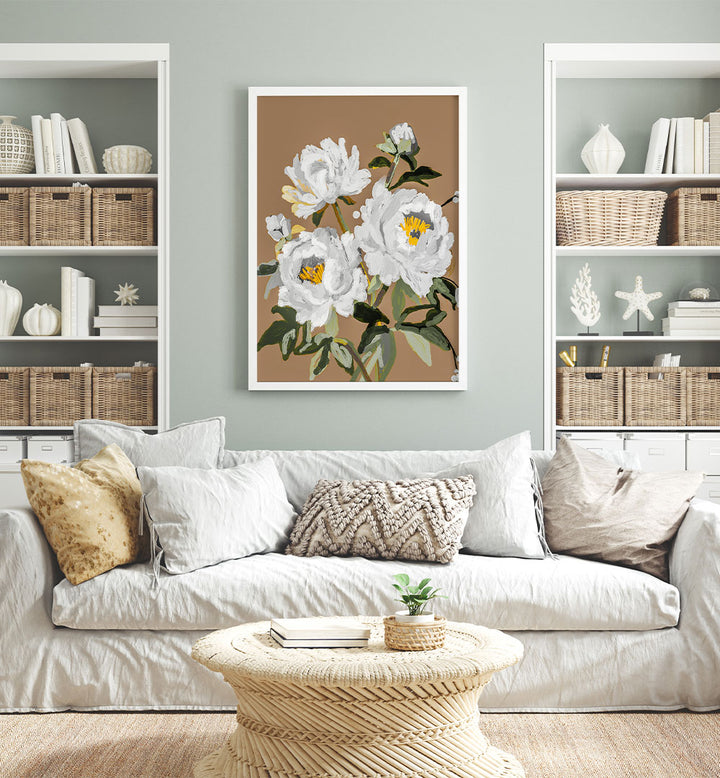 WHITE PEONY BLOSSOMS