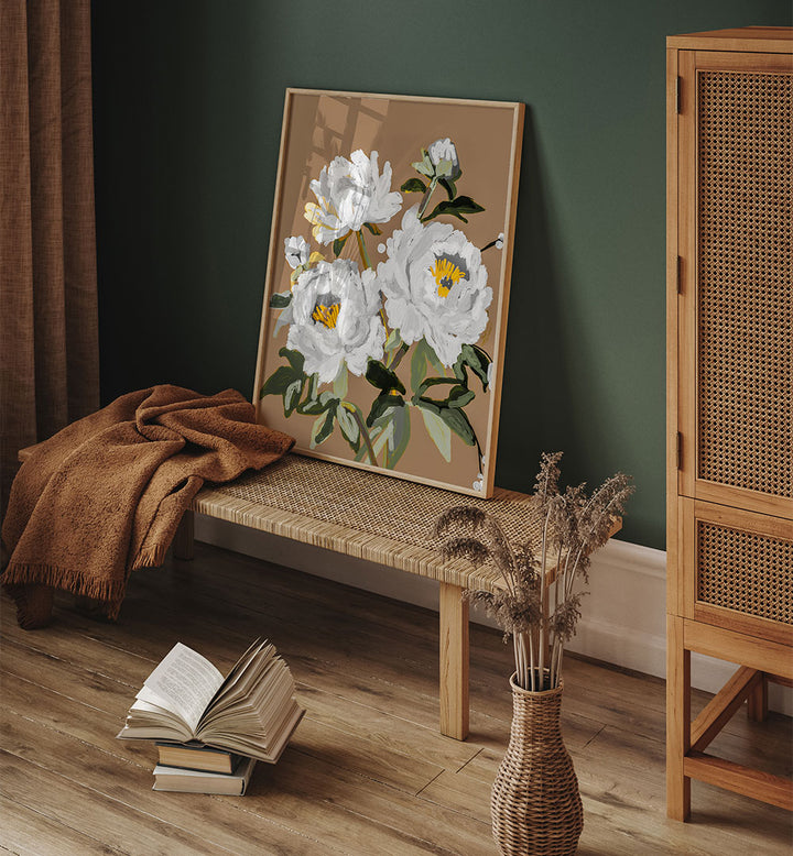 WHITE PEONY BLOSSOMS