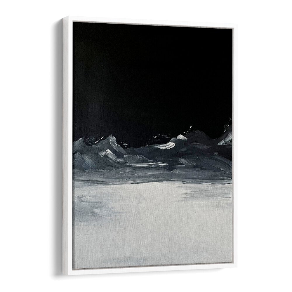 ECHOES OF DISTANT, ABSTRACT PAINTINGS showcase a striking blend of colors and textures in a captivating art piece.