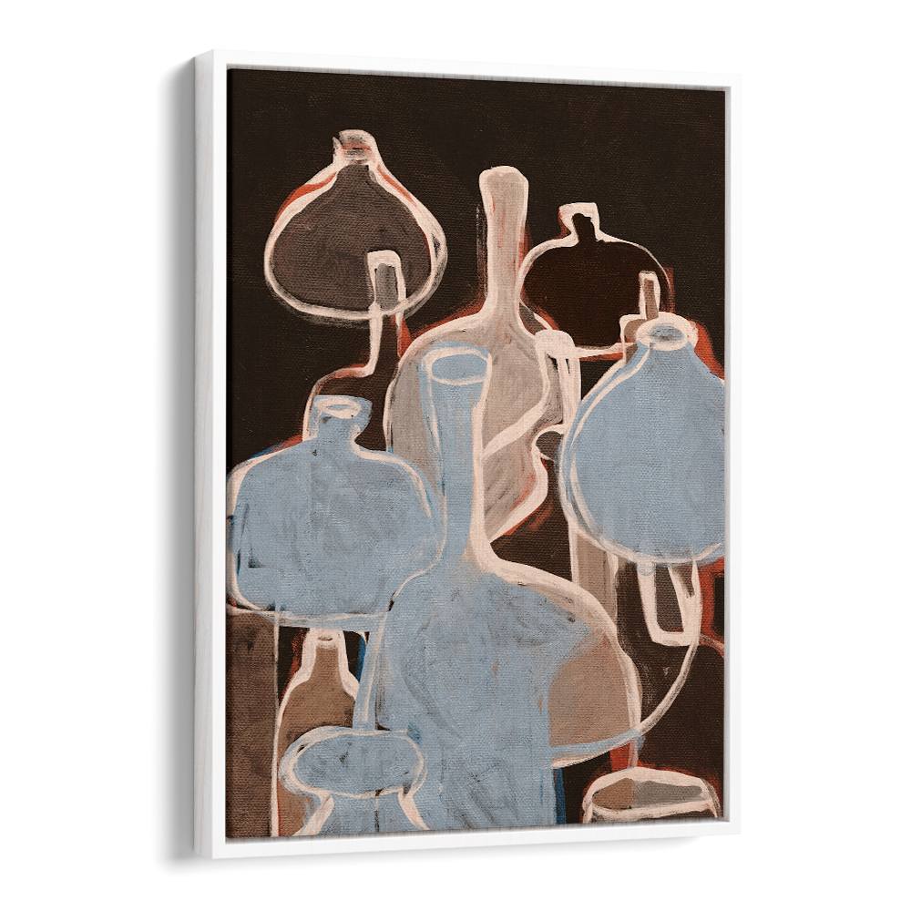 ABSTRACT BLUE BOTTLE FORMS