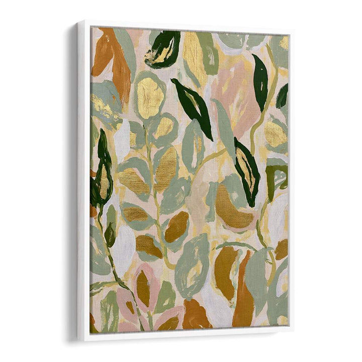 ABSTRACT GOLD LEAVES