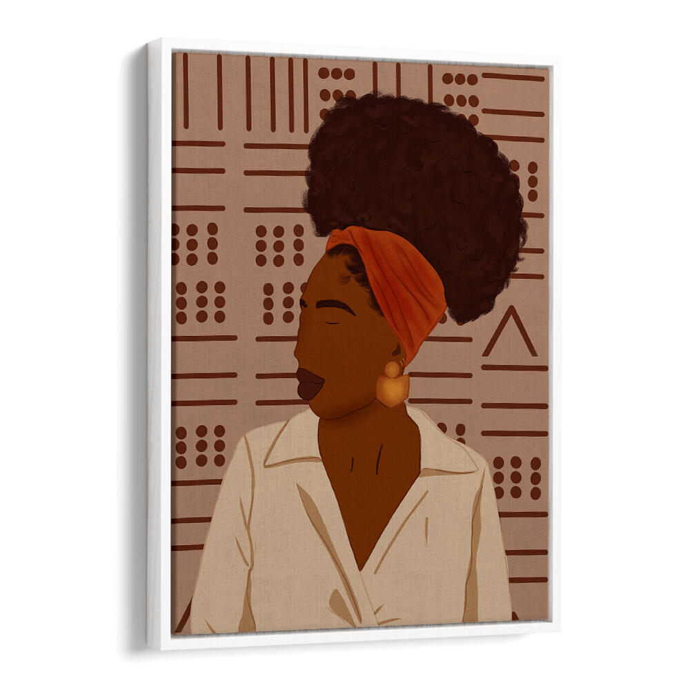 AFRO PUFF , AFRICAN ART PAINTINGS