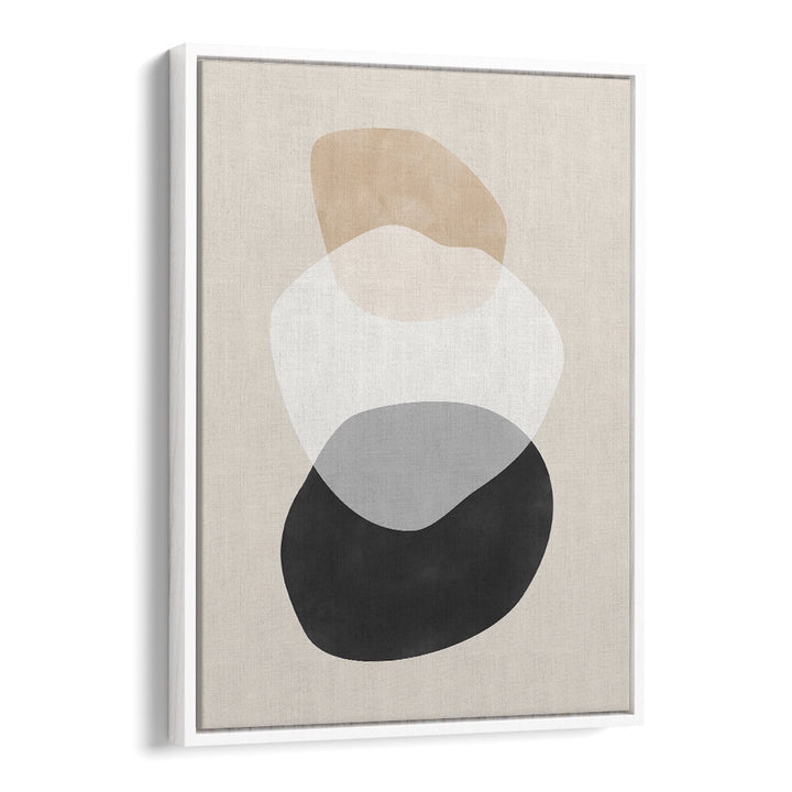 BEIGE BOHO SHAPES , BOHO ART PAINTINGS