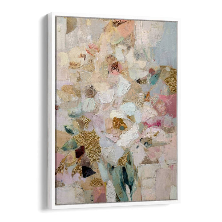 BLUSH GOLD ABSTRACT FLOWERS