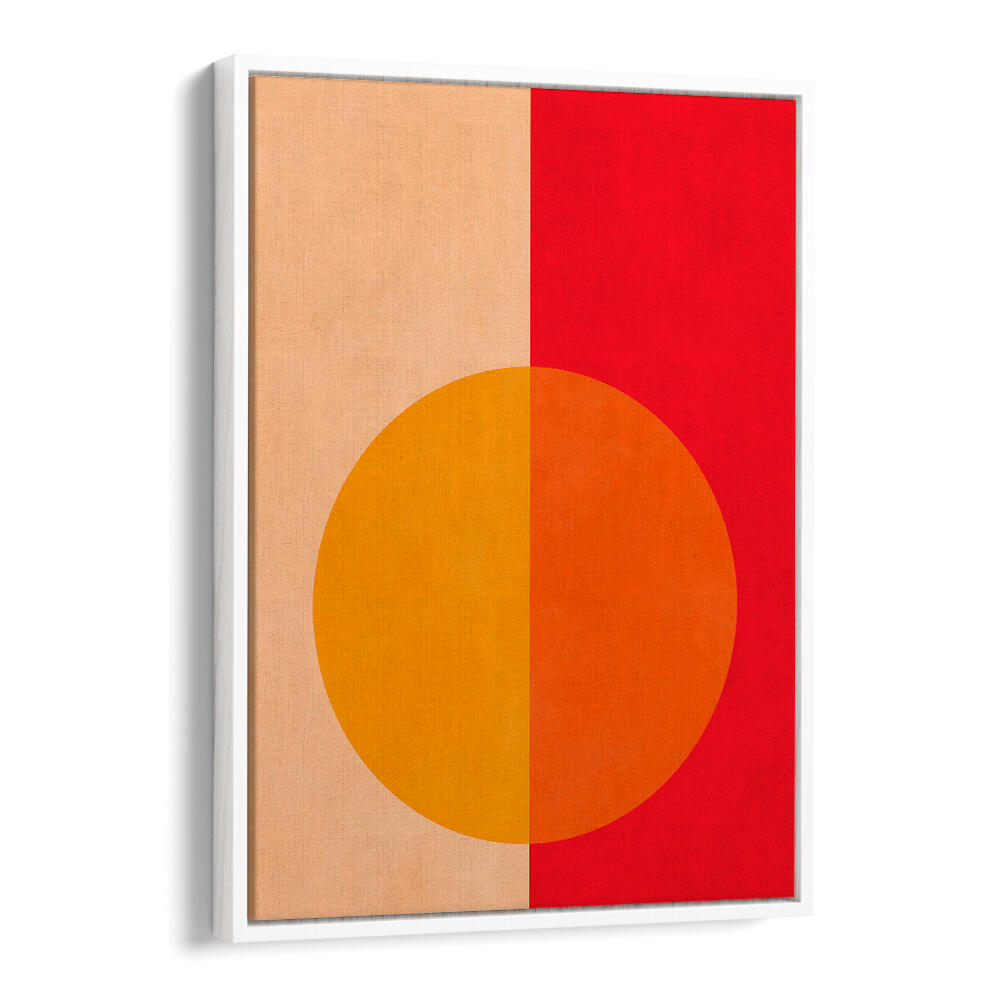 BOLD BISECTED CIRCLE , GEOMETRIC ART PRINTS