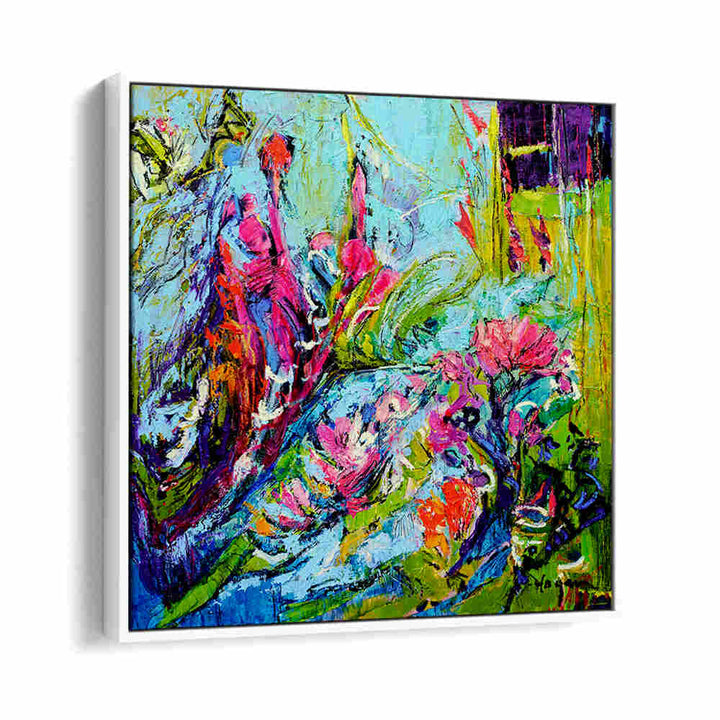 BOTANIC RADIANCE V , ABSTRACT PAINTINGS