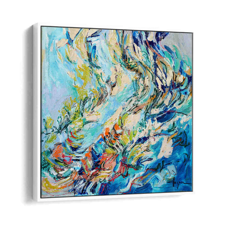 BURST OF BLOOMING LIGHT III , ABSTRACT PAINTINGS