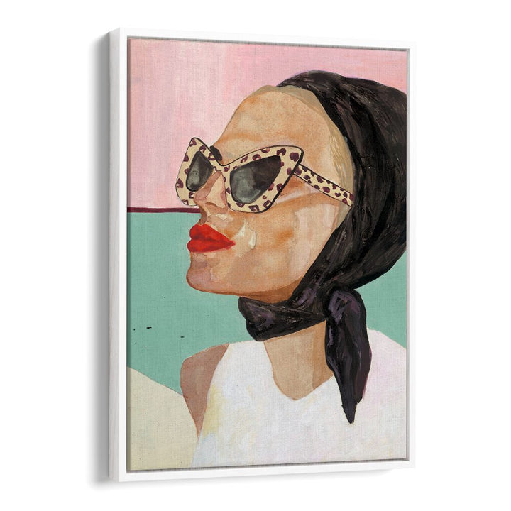 Stylish CAPRI, PORTRAITS artwork featuring a chic woman in sunglasses, perfect for enhancing any elegant space.