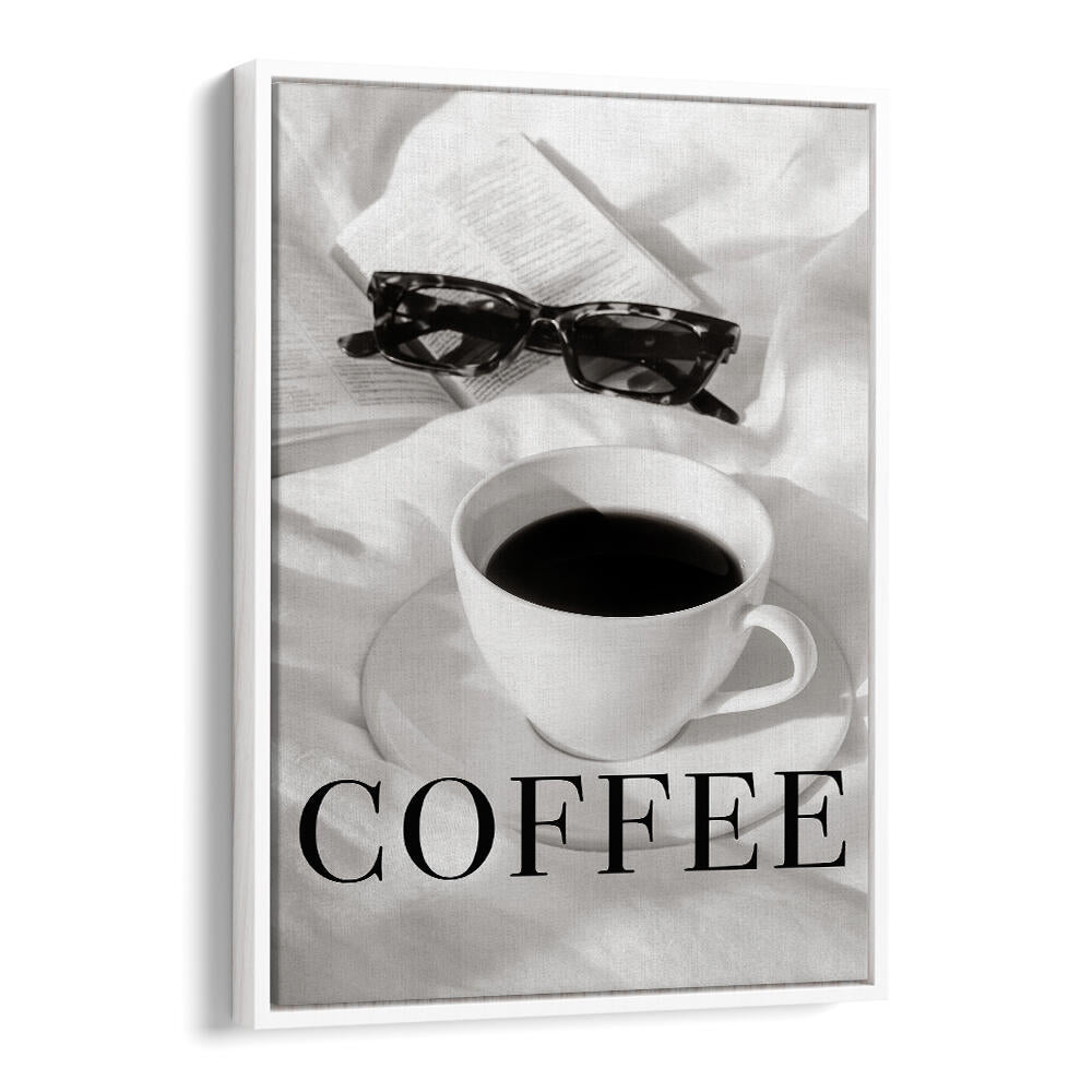 Cozy COFFEE IN BED, BAR & CAFE ART piece, perfect for coffee lovers to enhance their space.