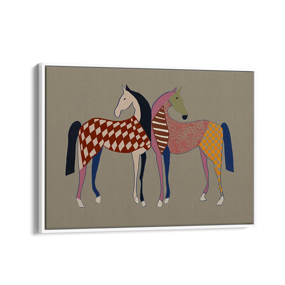 COLORFUL PATTERNED HORSES