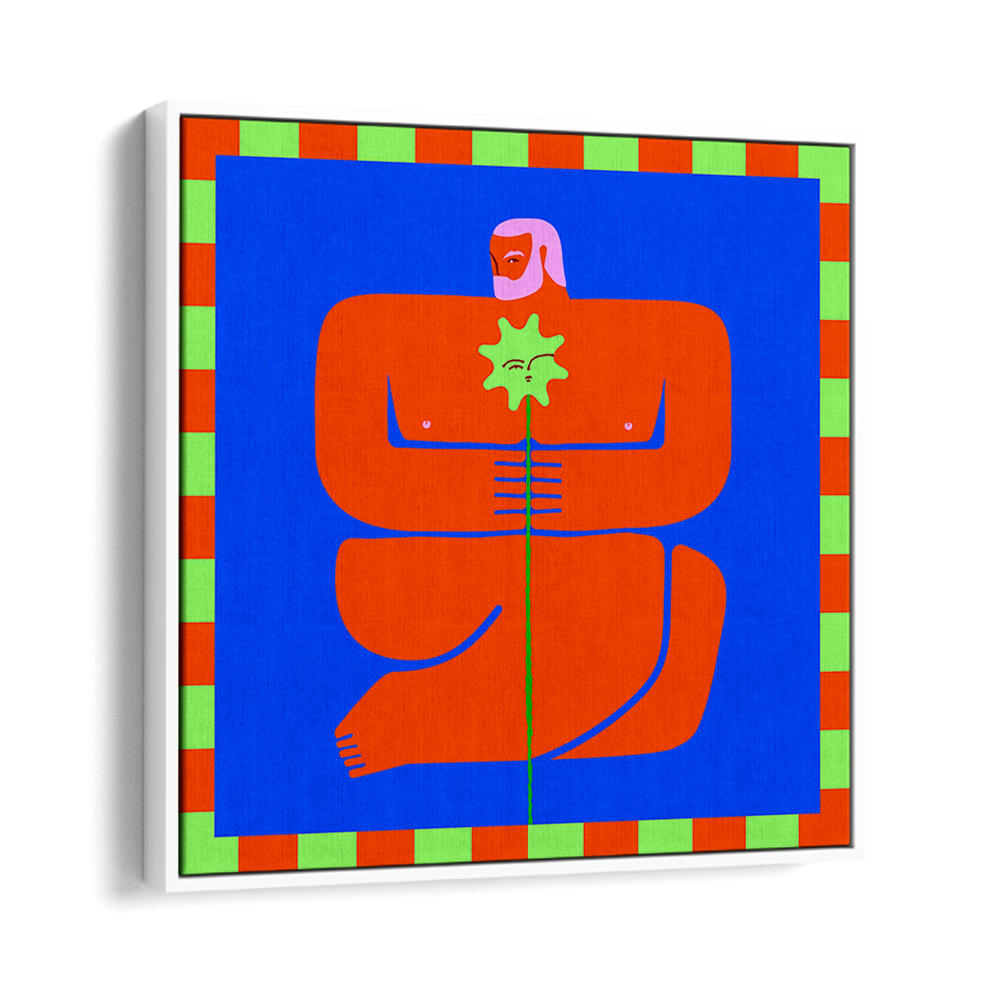 CONTEMPLATIVE EMBRACE , POP ART PAINTINGS