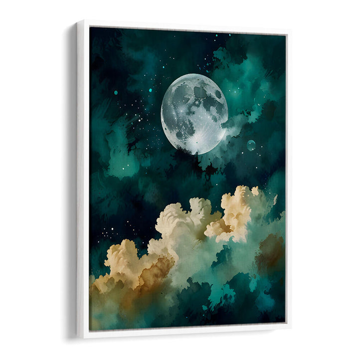 CLOUDS BENEATH THE MOON , LANDSCAPE PAINTINGS