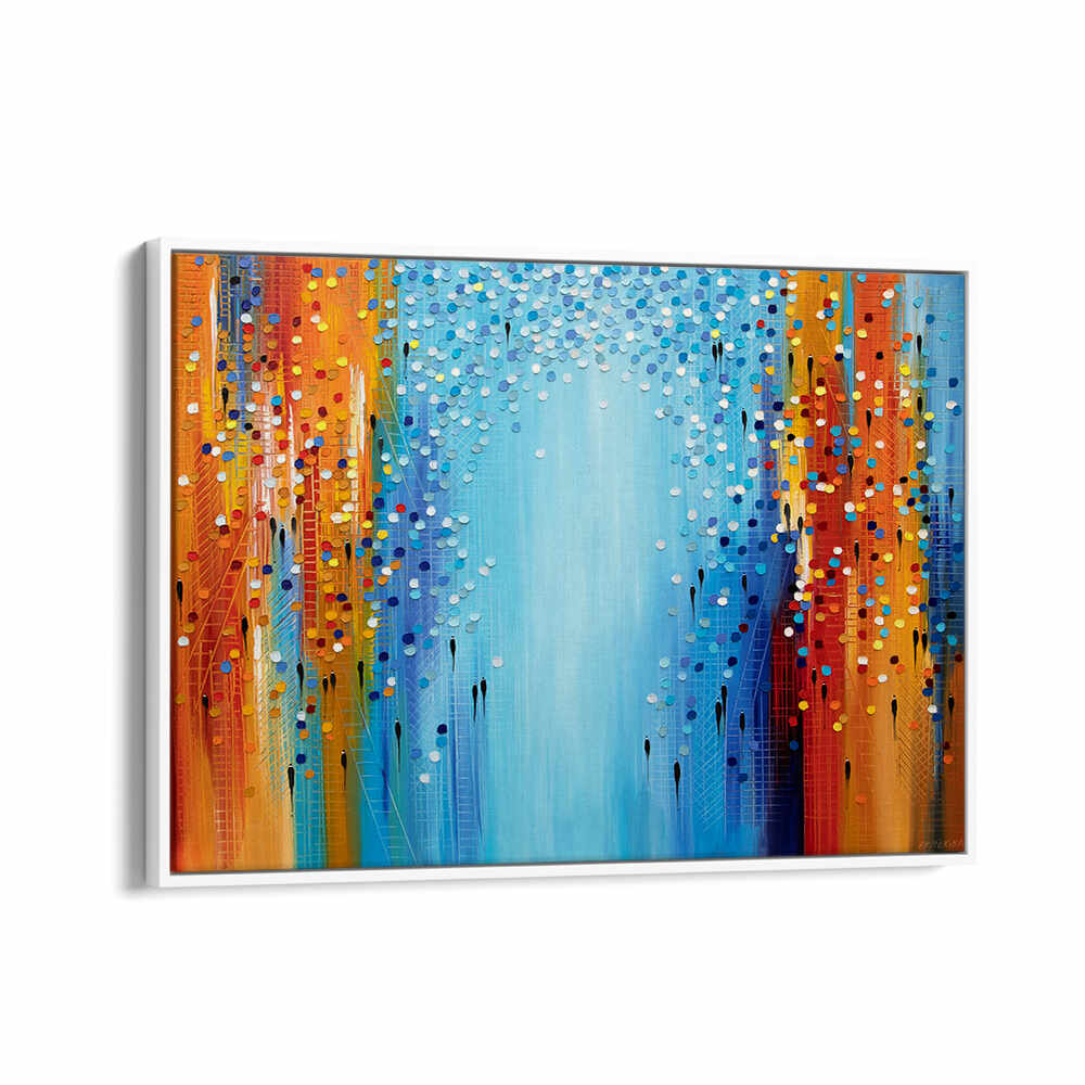 COLORS OF THE CITY MOOD , MODERN IMPRESSIONISM PAINTINGS