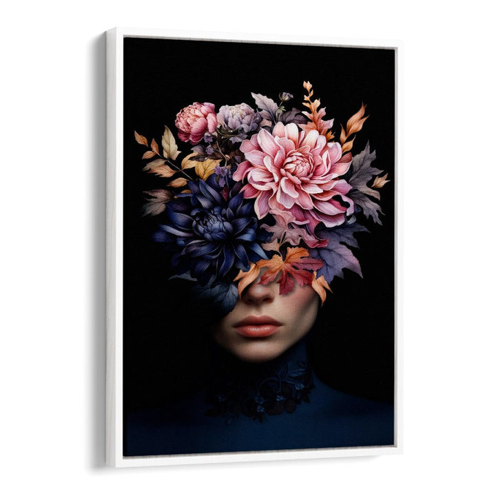 DARK FLORAL PORTRAIT