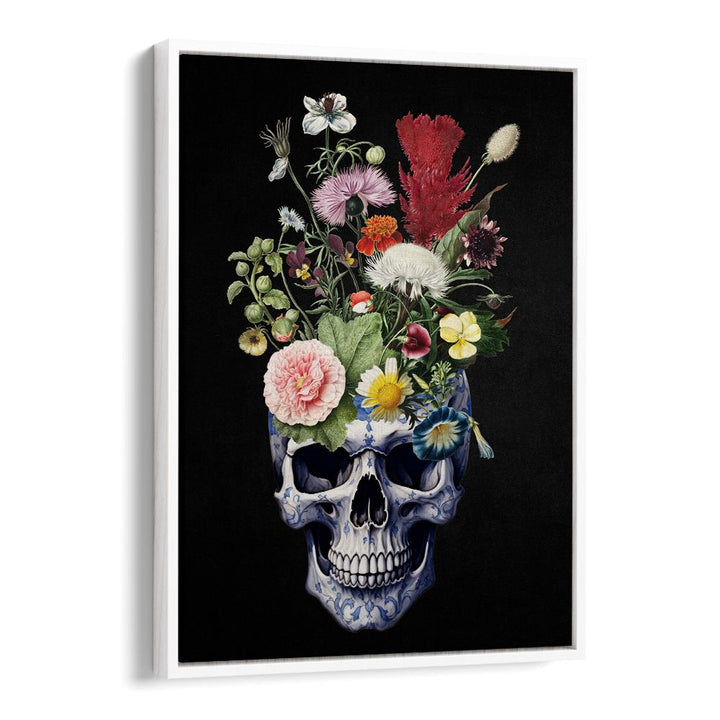 DELFT FLORAL SKULL