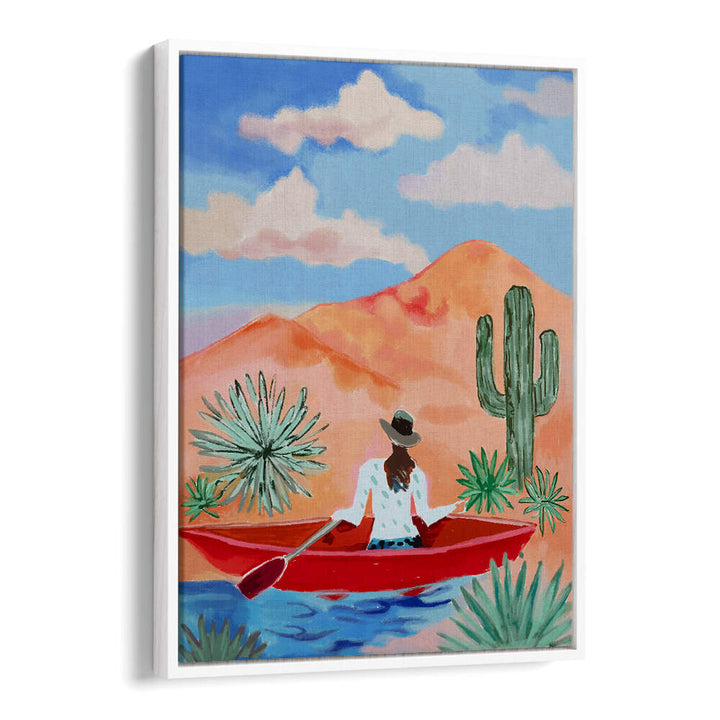 DESERT ROWING DREAM , COWBOY & MODERN AMERICANA PAINTINGS