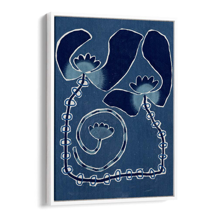 DELICATE BLOOM BLUE , FLORAL FLOWER PAINTINGS