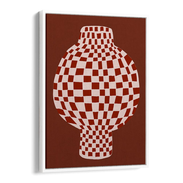 EARTHY CHECKERED VASE