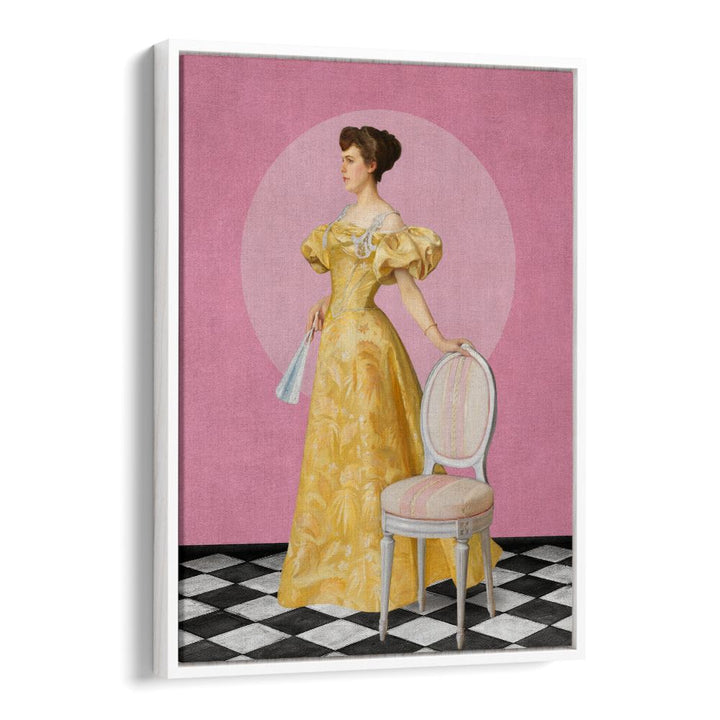 ELEGANT WOMAN IN YELLOW