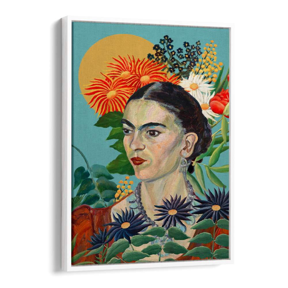 EXOTIC FLORAL PORTRAIT