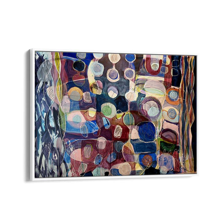 Vibrant ELEMENTS ORGANISEES I, ABSTRACT PAINTINGS, showcasing dynamic brush strokes for a sophisticated touch.