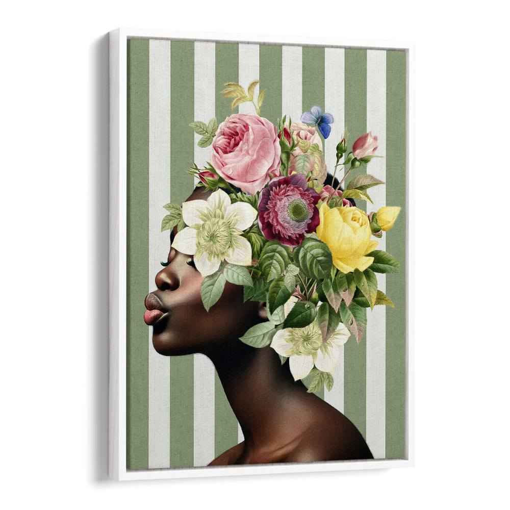 FLORAL WOMAN KISS