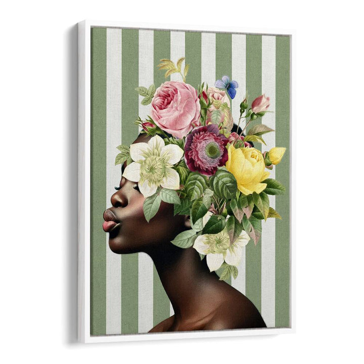 FLORAL WOMAN KISS