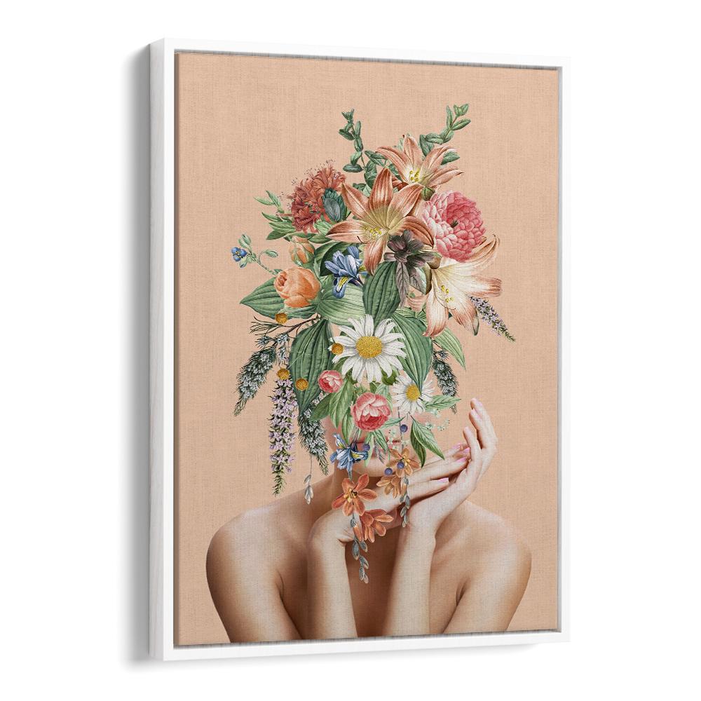 FLORAL WOMAN PORTRAIT
