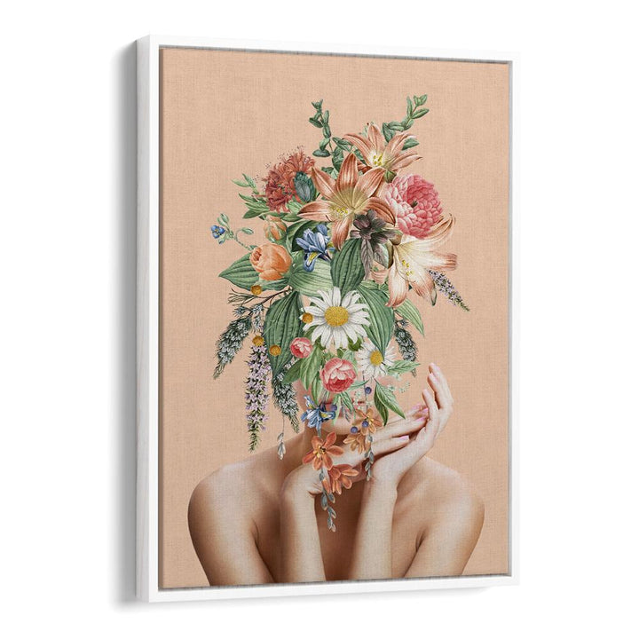 FLORAL WOMAN PORTRAIT