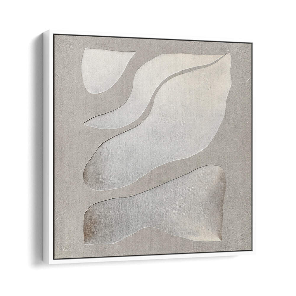 FLOWING SHAPES IN SOFT NEUTRAL TONES , ABSTRACT PAINTINGS
