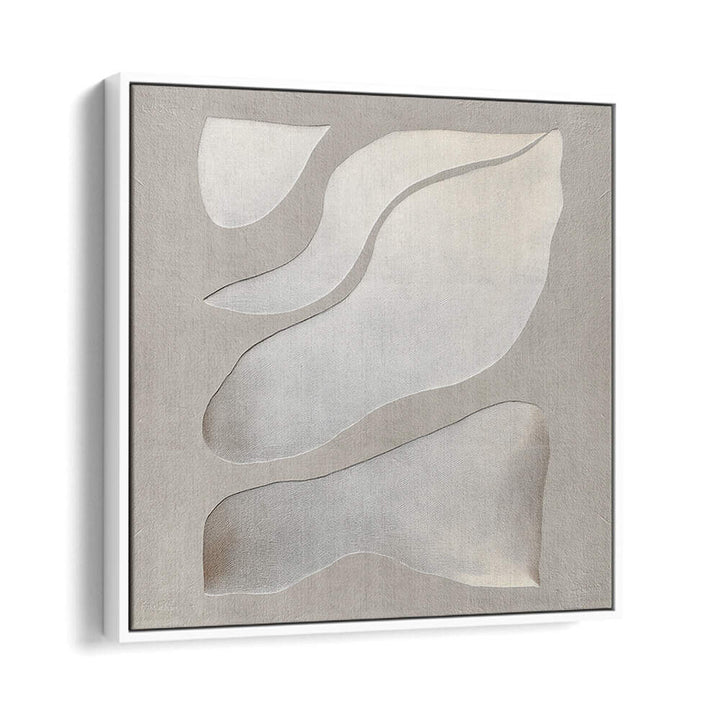 FLOWING SHAPES IN SOFT NEUTRAL TONES , ABSTRACT PAINTINGS
