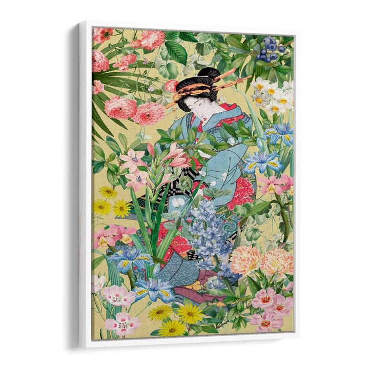 GEISHA AMONG FLOWERS
