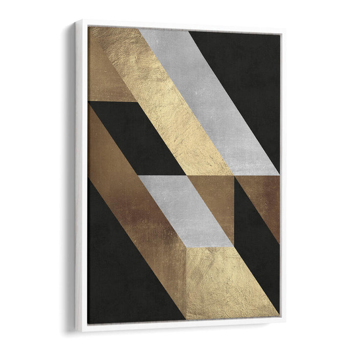 GEOMETRIC GOLD FLOW , GEOMETRIC ART PRINTS