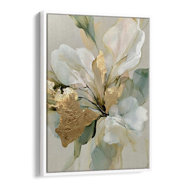 GOLDEN FLORAL ABSTRACT