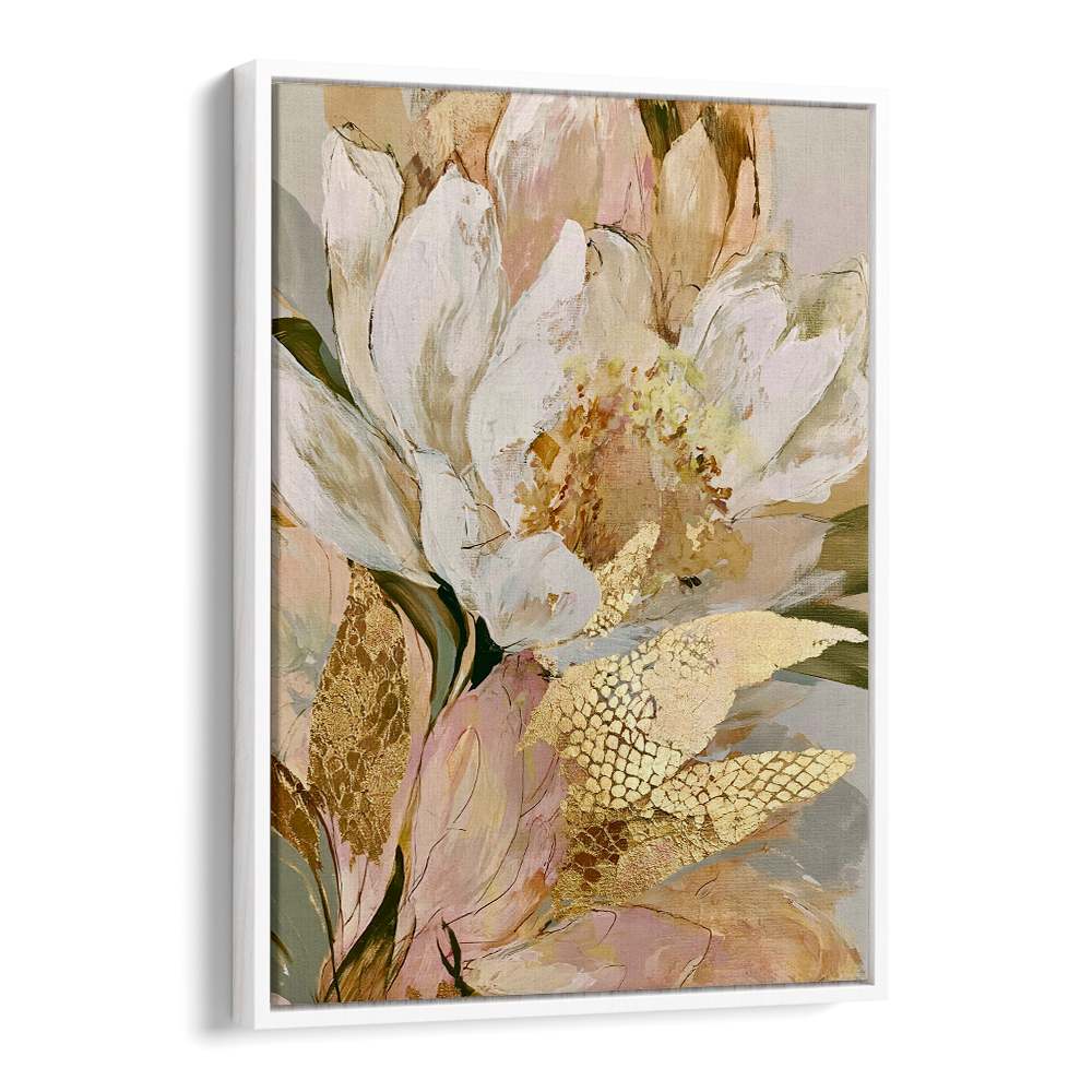 GOLDEN FLORAL ABSTRACTION