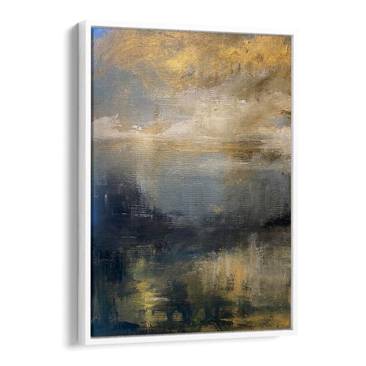 Elegant GOLDEN MORNING landscape paintings enhance any space with serene abstract beauty and tranquility.