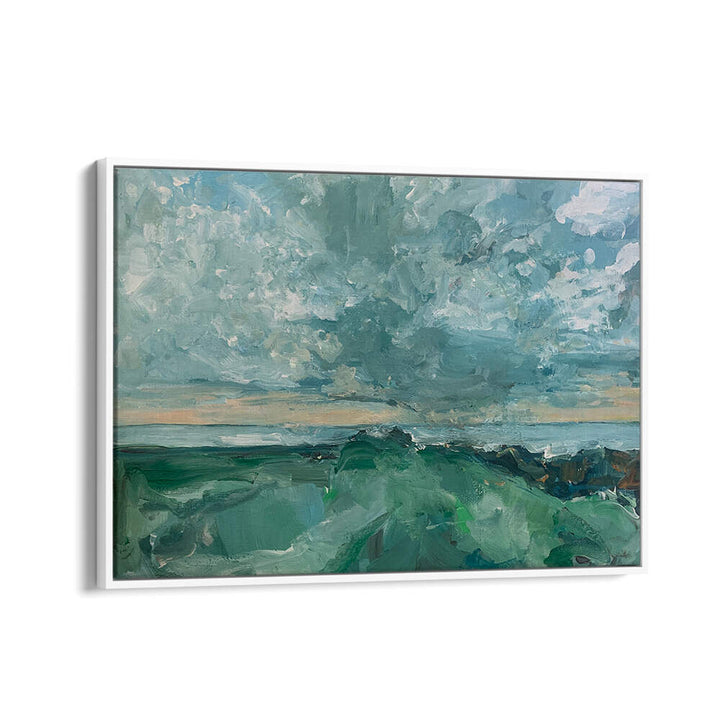 Stunning GREEN LANDSCAPE painting capturing nature's beauty, perfect for enhancing your space with LANDSCAPE PAINTINGS.