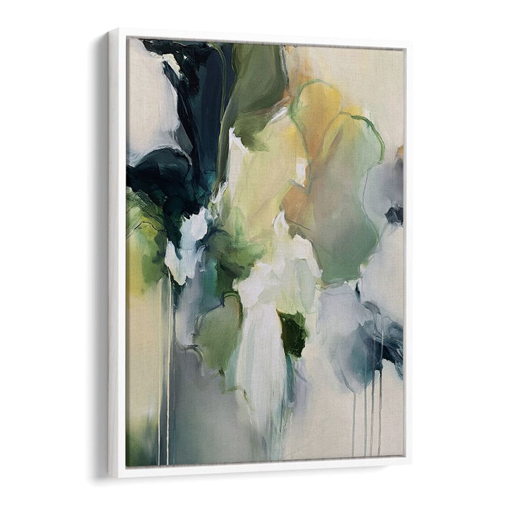 GREEN YELLOW ABSTRACT BLOOM