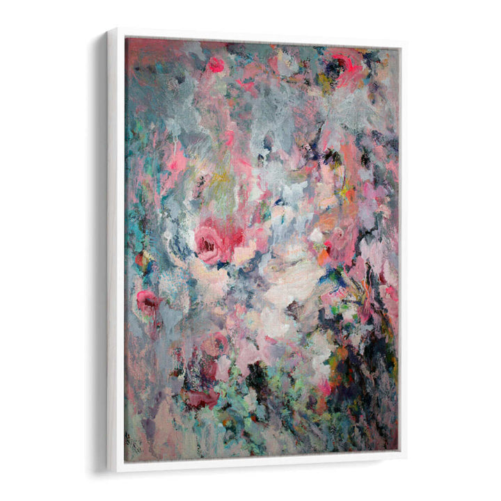 INDECENT PINK , FLORAL FLOWER PAINTINGS
