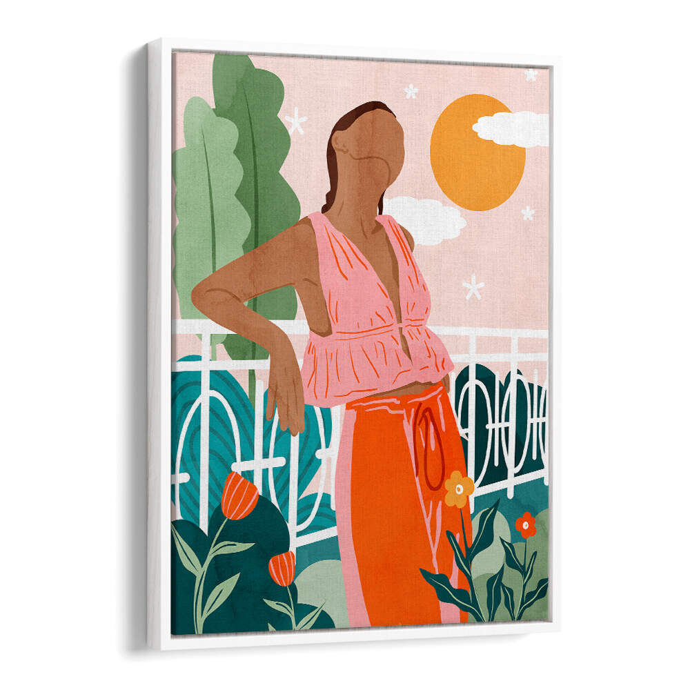 JUST ANOTHER WARM DAY , PORTRAITS & FIGURATIVE ILLUSTRATIONS