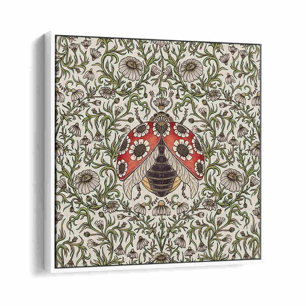 LADYBUG AND DAISY , PATTERN ART PRINTS