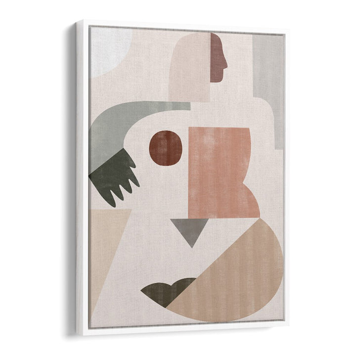 LADY GEOMETRY , BOHO ART PAINTINGS