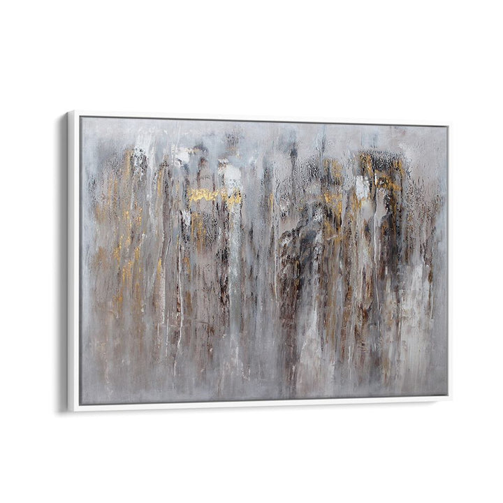 LEO, ABSTRACT PAINTINGS feature a stunning blend of muted tones and gold accents, perfect for modern decor.