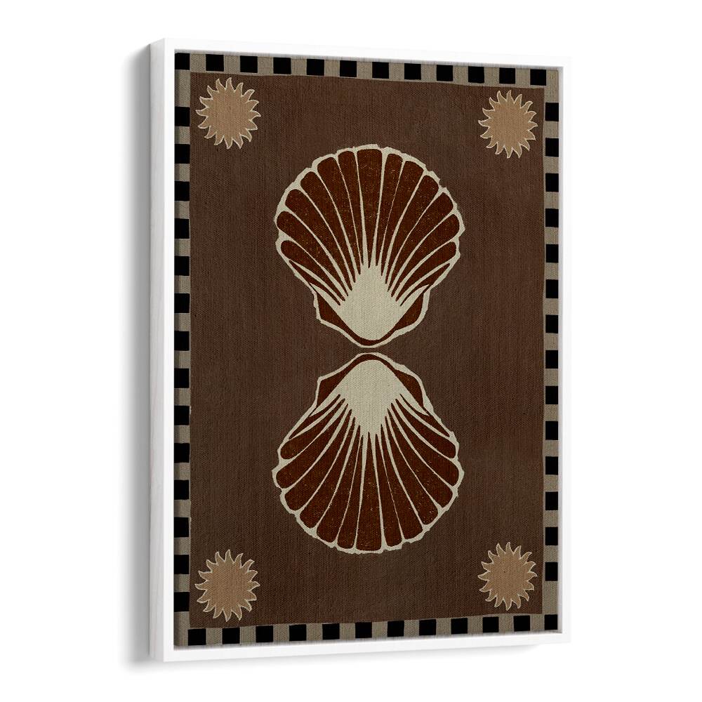 Elegant LUSH DUO I, BEACH PAINTINGS featuring seashell designs, perfect for coastal-inspired decor. Enhance your space!