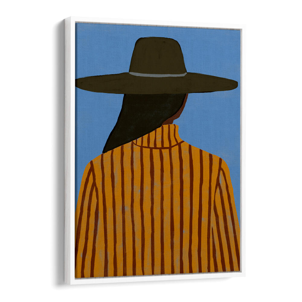 MODERN WOMAN WITH HAT , FASHION POSTERS