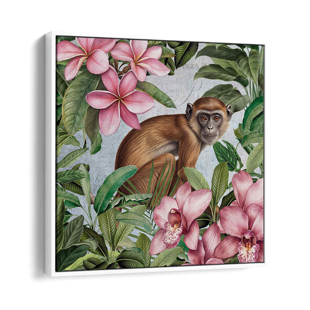 MONKEY GARDEN , ANIMAL PAINTINGS