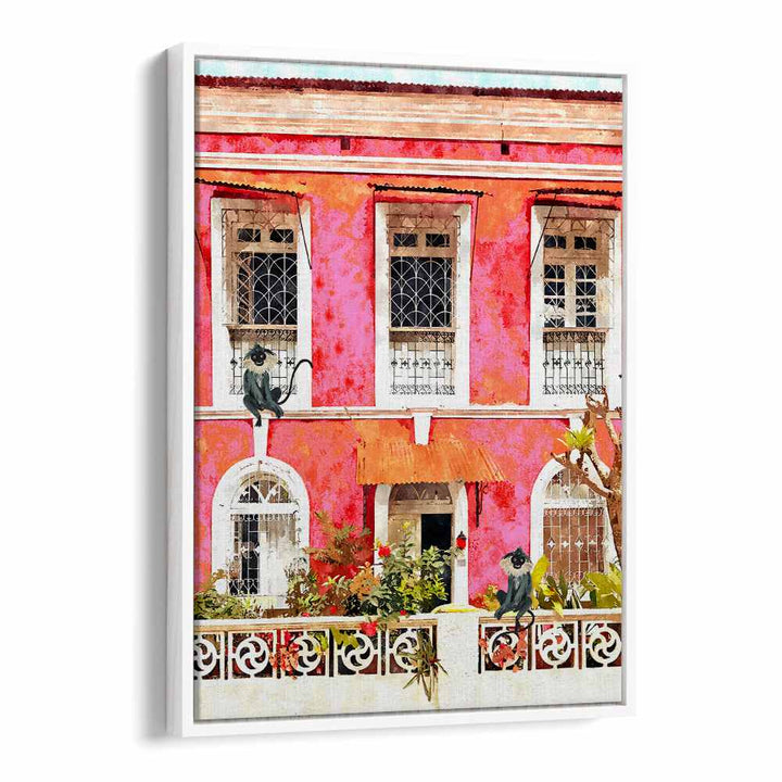 MONKEYS ON PINK HOUSE