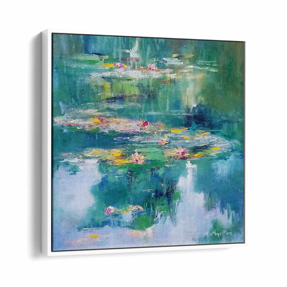 MYSTIC LILIES , FLORAL FLOWER PAINTINGS